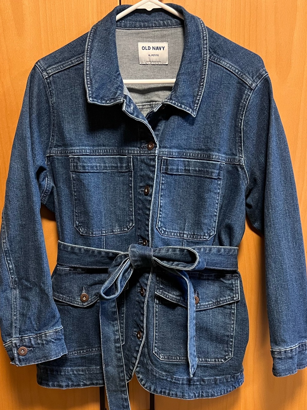 Belted Denim Jacket